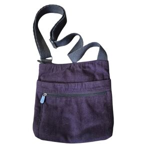 Thirty One Cross Body Bag With Exterior Zip Closure